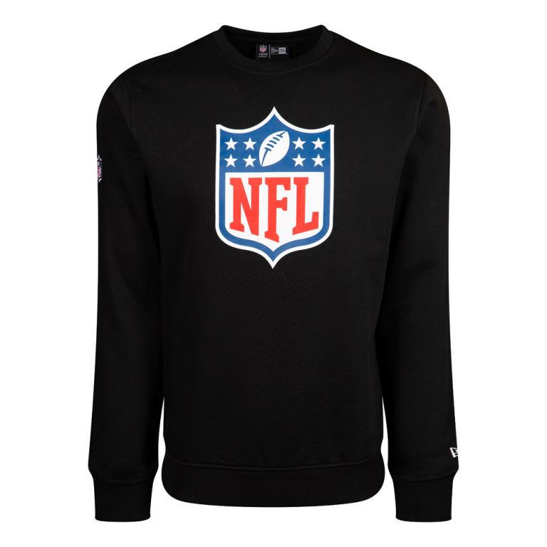 Ropa New Era Nfl Negros - NFL Logo Crew Neck 78236LIHD